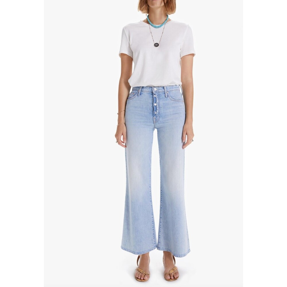 MOTHER Superior The Fly Cut Tomcat Roller Jeans in Reap What You Sow Size 30